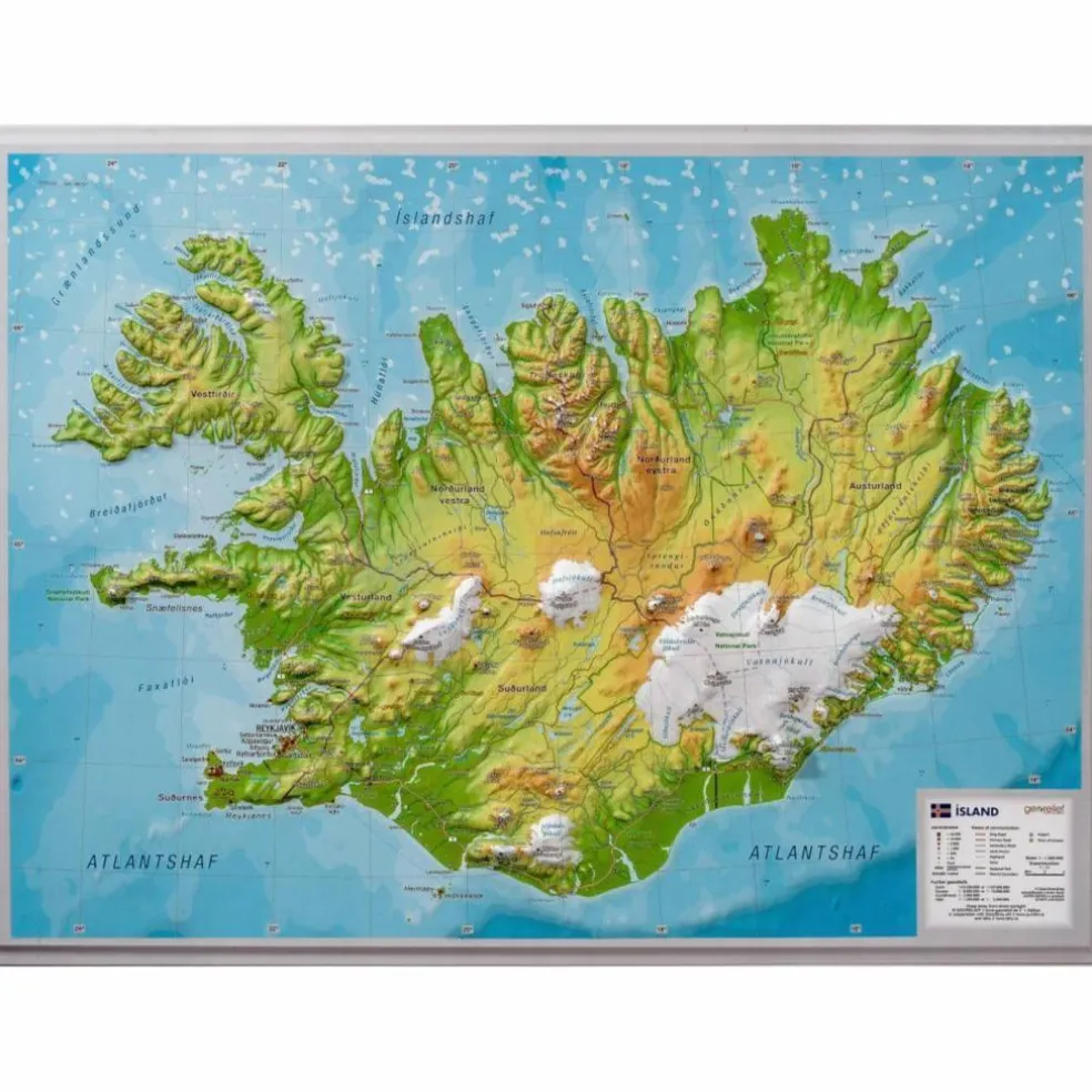 1122455 - Relief Island klein 1:1.500.000 - Karte