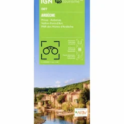 7 ARDÈCHE PRIVAS - Straßenkarte