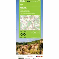 7 ARDÈCHE PRIVAS - Straßenkarte