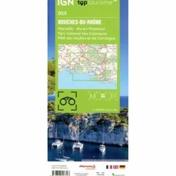 13 BOUCHES-DU-RHONE - Straßenkarte