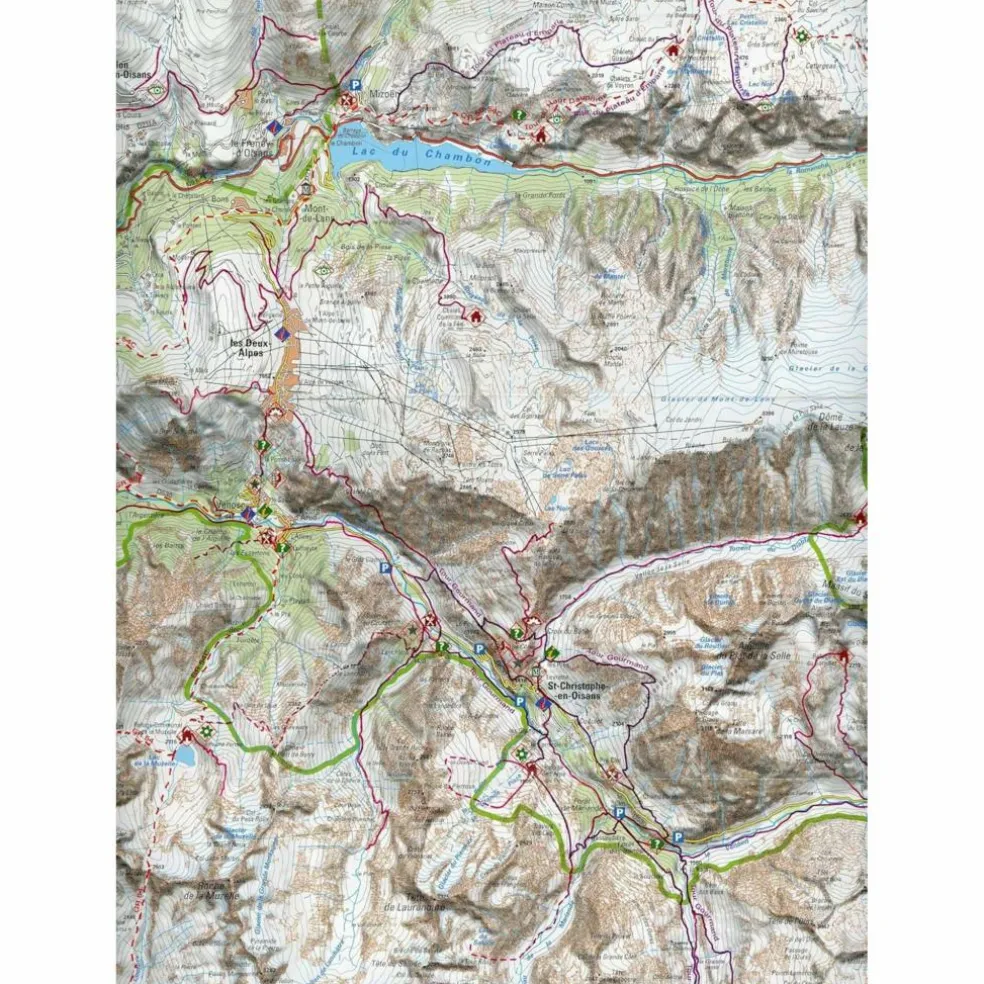 05 ÉCRINS - Wanderkarte