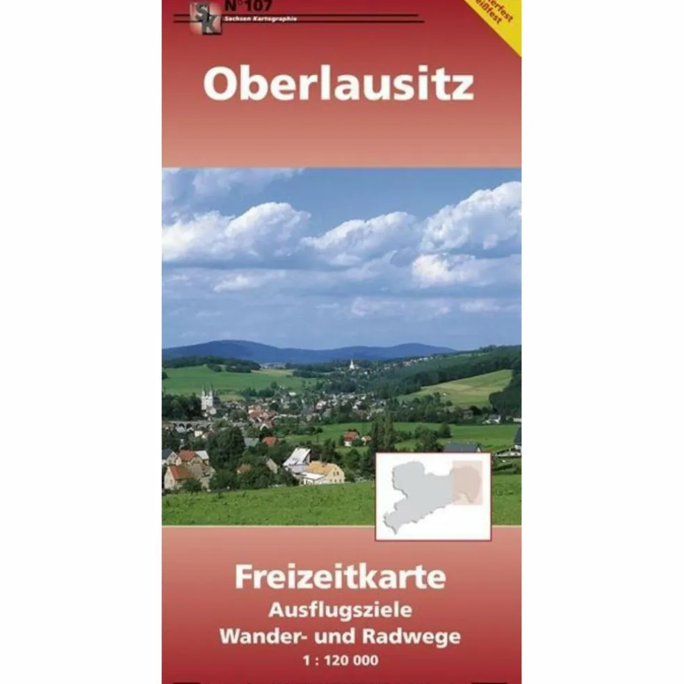 107 FREIZEITKARTE OBERLAUSITZ - Wanderkarte