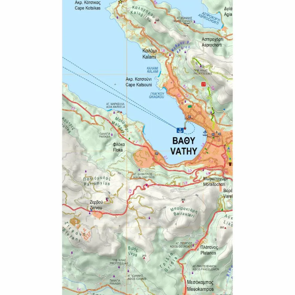 10.52 SAMOS - Wanderkarte