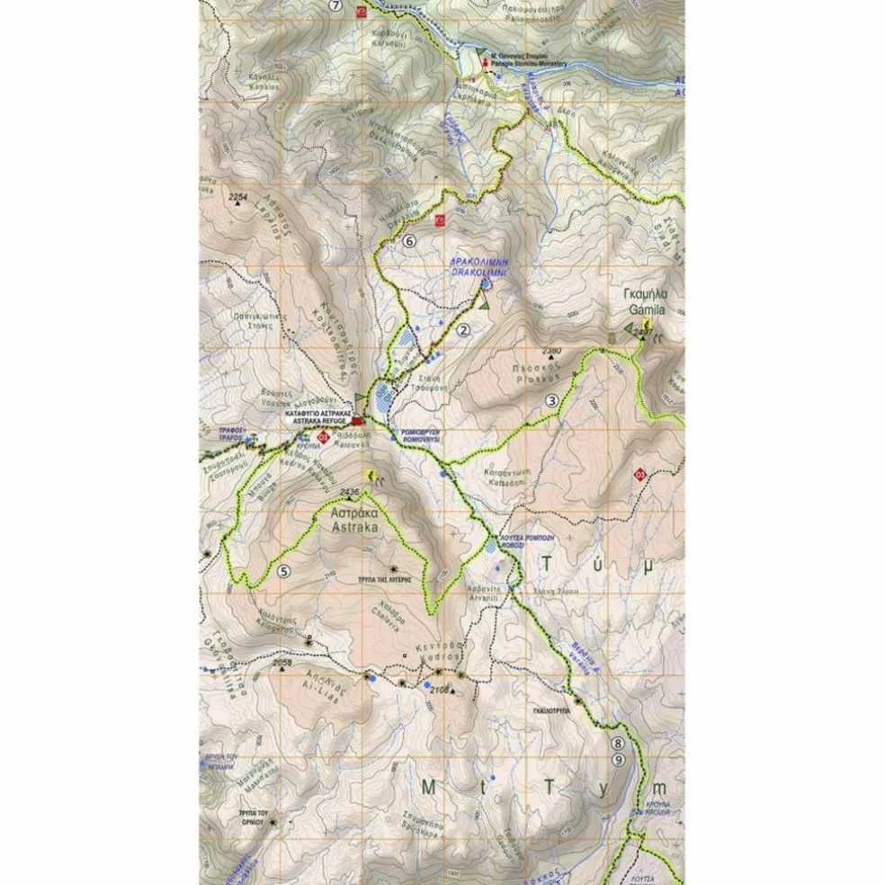 3.1 ZAGORI - VALIA KALDA - Wanderkarte