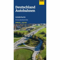 ADAC LÄNDERKARTE DEUTSCHLAND AUTOBAHNEN 1:500.000 - Straßenkarte