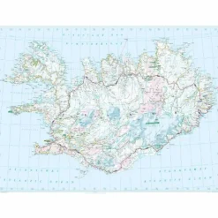 ADAC LÄNDERKARTE ISLAND 1:600.000 - Straßenkarte