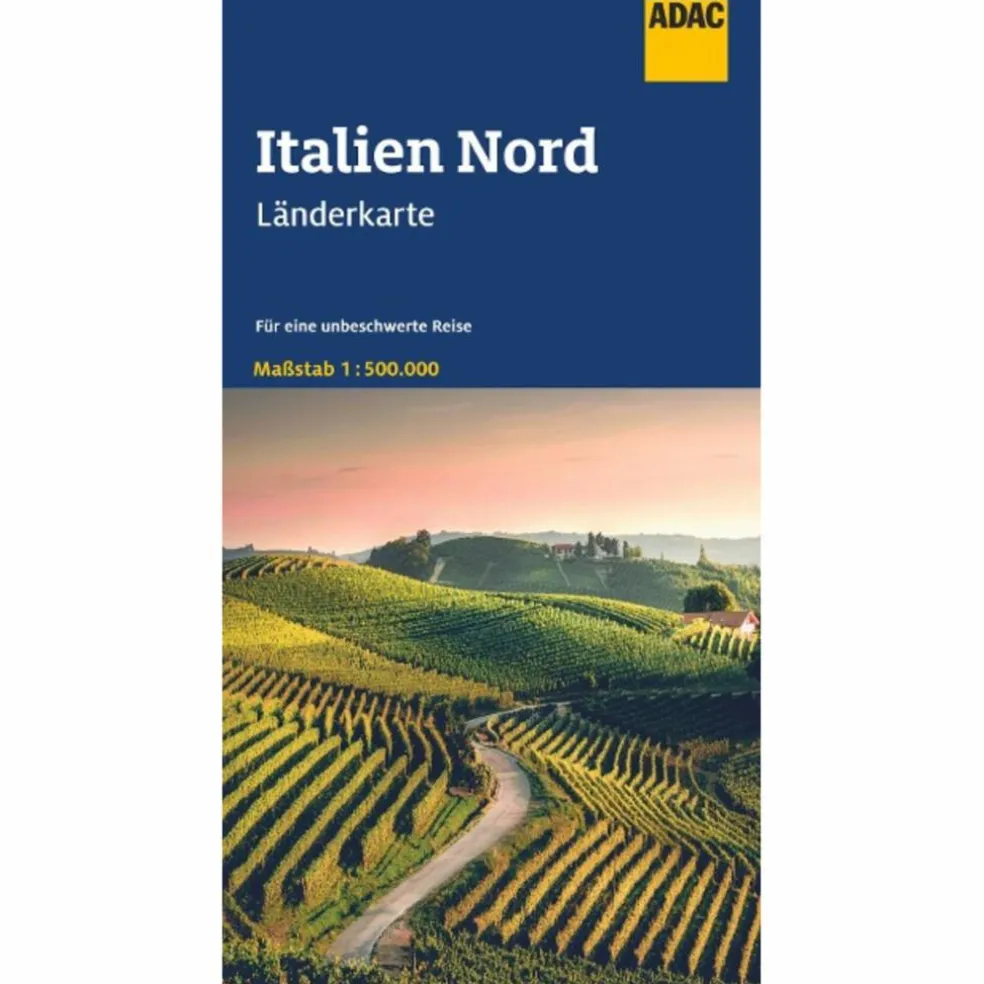 ADAC LÄNDERKARTE ITALIEN NORD 1:500.000 - Straßenkarte