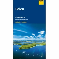 ADAC LÄNDERKARTE POLEN 1:700.000 - Straßenkarte
