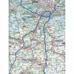 ADAC REGIONALKARTE BLATT 8  HARZ, BRAUNSCHWEIG, ERFURT, KASS - Straßenkarte