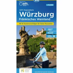 ADFC REGIONALKARTE WÜRZBURG FRÄNKISCHES WEINLAND - Fahrradkarte