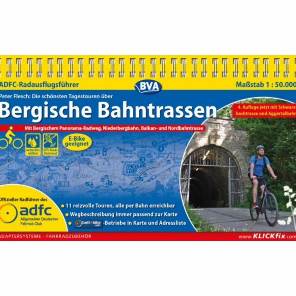 ADFC-RADAUSFLUGSFÜHRER BERGISCHE BAHNTRASSEN - Radwanderführer
