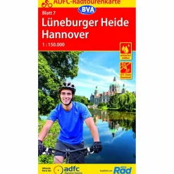 ADFC-RADTOURENKARTE 7 LÜNEBURGER HEIDE /HANNOVER 1:150.000 - Fahrradkarte