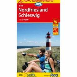 ADFC-RADTOURENKARTE 1 NORDFRIESLAND /SCHLESWIG 1:150.000 - Fahrradkarte