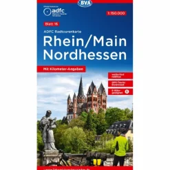 ADFC-RADTOURENKARTE 16 RHEIN/MAIN NORDHESSEN 1:150.000 - Fahrradkarte