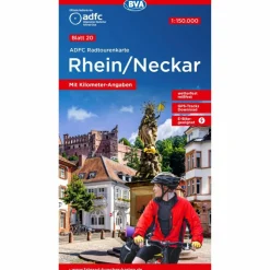 ADFC-RADTOURENKARTE 20 RHEIN /NECKAR 1:150.000 - Fahrradkarte