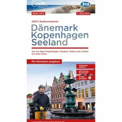 ADFC-RADTOURENKARTE DK3 DÄNEMARK/KOPENHAGEN/SEELAND - Fahrradkarte