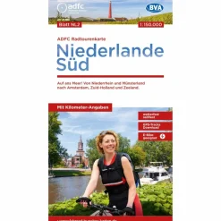 ADFC-RADTOURENKARTE NL 2 NIEDERLANDE SÜD, 1:150.000 - Fahrradkarte