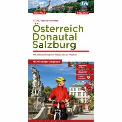 ADFC-RADTOURENKARTE ÖS1 ÖSTERREICH DONAUTAL SALZBURG - Fahrradkarte