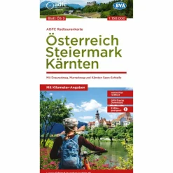 ADFC-RADTOURENKARTE ÖS3 ÖSTERREICH STEIERMARK KÄRNTEN - Fahrradkarte