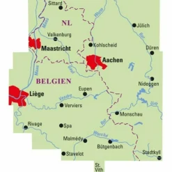 ADFC-REGIONALKARTE AACHEN DREILÄNDERECK, 1:75.000 - Fahrradkarte