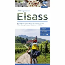 ADFC-REGIONALKARTE ELSASS, 1:75.000 - Fahrradkarte