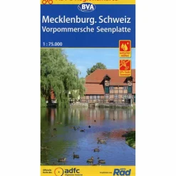 ADFC-REGIONALKARTE MECKLENBURGISCHE SCHWEIZ - Fahrradkarte