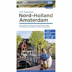ADFC-REGIONALKARTE NORD-HOLLAND AMSTERDAM - Fahrradkarte
