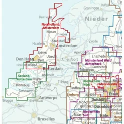 ADFC-REGIONALKARTE NORD-HOLLAND AMSTERDAM - Fahrradkarte