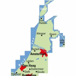 ADFC-REGIONALKARTE NORD-HOLLAND AMSTERDAM - Fahrradkarte