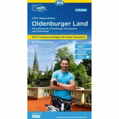 ADFC-REGIONALKARTE OLDENBURGER LAND, 1:75.000 - Fahrradkarte