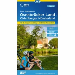 ADFC-REGIONALKARTE OSNABRÜCKER LAND /OLDENBURGER MÜNSTERLAND - Fahrradkarte