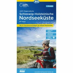 ADFC-REGIONALKARTE SCHLESWIG-HOLSTEINISCHE NORDSEEKÜSTE - Fahrradkarte