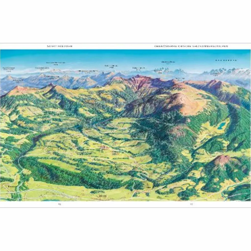 ALPEN. DIE KUNST DER PANORAMAKARTE - Bildband