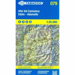 ALTA VAL CAMONICA  - EDOLO - ADAMELLO 1:25 000