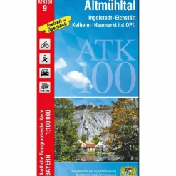 ALTMÜHLTAL 1:100 000 - Wanderkarte