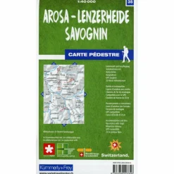 AROSA - LENZERHEIDE - SAVOGNIN 35 WANDERKARTE 1:40 000 MATT - Wanderkarte