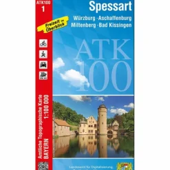 ATK100-1 SPESSART (AMTLICHE TOPOGRAPHISCHE KARTE 1:100000)