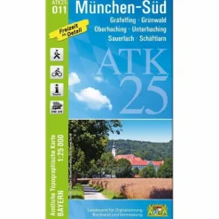 ATK25-O11 MÜNCHEN-SÜD (AMTLICHE TOPOGRAPHISCHE KARTE) - Wanderkarte