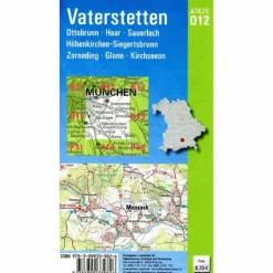 ATK25-O12 VATERSTETTEN (AMTLICHE TOPOGRAPHISCHE KARTE) - Wanderkarte