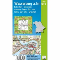 ATK25-O14 WASSERBURG A.INN - Wanderkarte