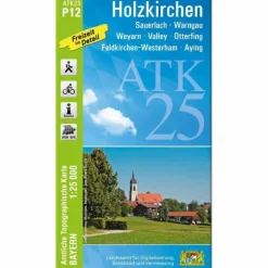 ATK25-P12 HOLZKIRCHEN (AMTLICHE TOPOGRAPHISCHE KARTE 1:25000 - Wanderkarte