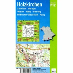 ATK25-P12 HOLZKIRCHEN (AMTLICHE TOPOGRAPHISCHE KARTE 1:25000 - Wanderkarte