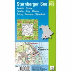 ATK25-P10 STARNBERGER SEE (AMTLICHE TOPOGRAPHISCHE KARTE) - Wanderkarte
