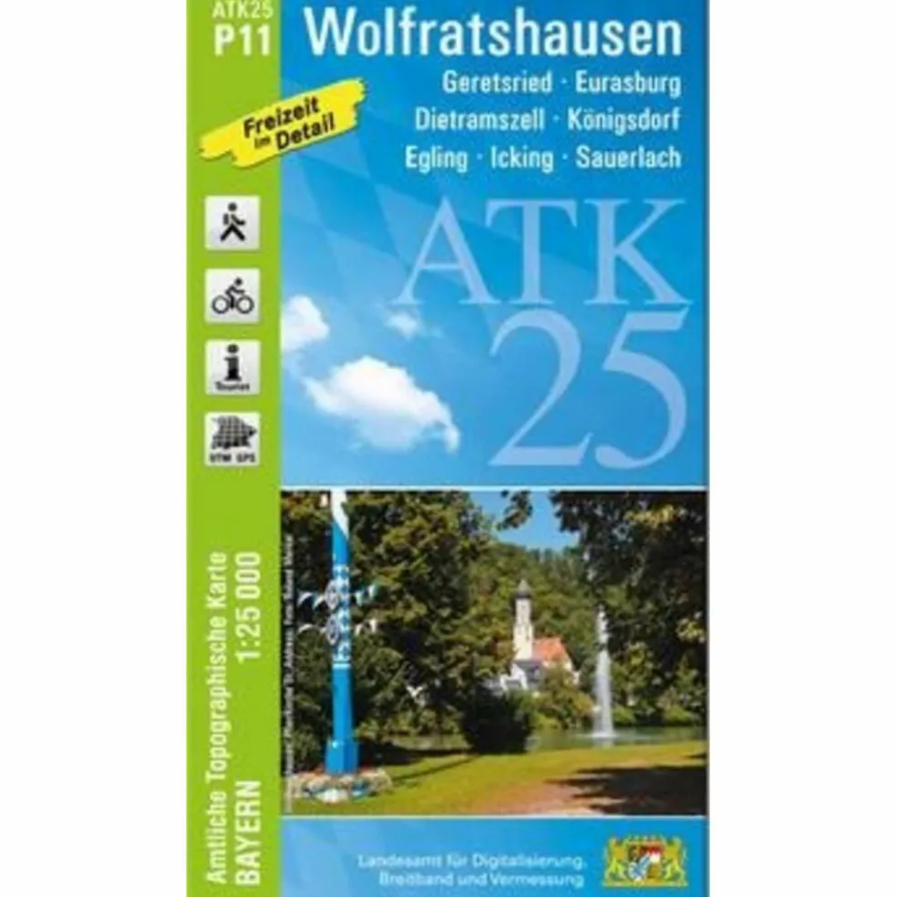 ATK25-P11 WOLFRATSHAUSEN - Wanderkarte
