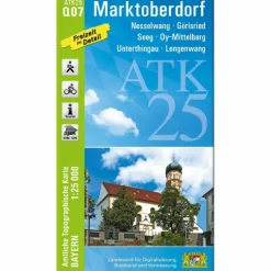 ATK25-Q07 MARKTOBERDORF - Wanderkarte