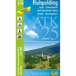 ATK25-Q16 RUHPOLDING (AMTLICHE TOPOGRAPHISCHE KARTE 1:25000) - Wanderkarte
