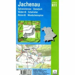 ATK25-R11 JACHENAU (AMTLICHE TOPOGRAPHISCHE KARTE 1:25000) - Wanderkarte
