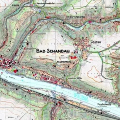 BAD SCHANDAU UND UMGEBUNG - Wanderkarte