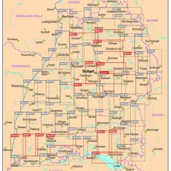 BAD URACH - GROßES LAUTERTAL (WEST), ZWIEFALTEN WANDERKARTE - Wanderkarte