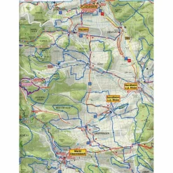 BAYERISCHE RHÖN, OBERELSBACH, MELLRICHSTADT - Wanderkarte